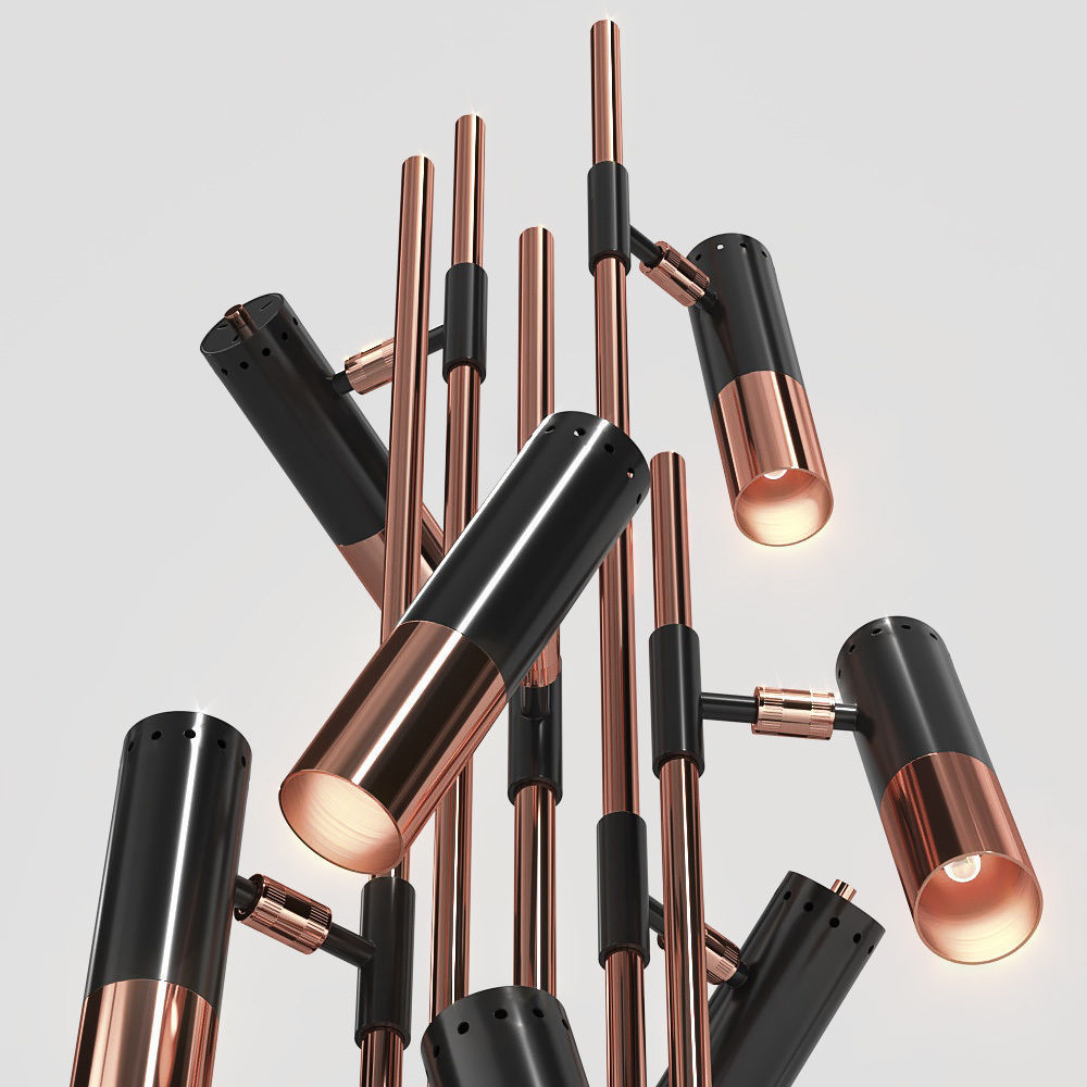 Delightfull IKE floor 10 lamps 3D model_3