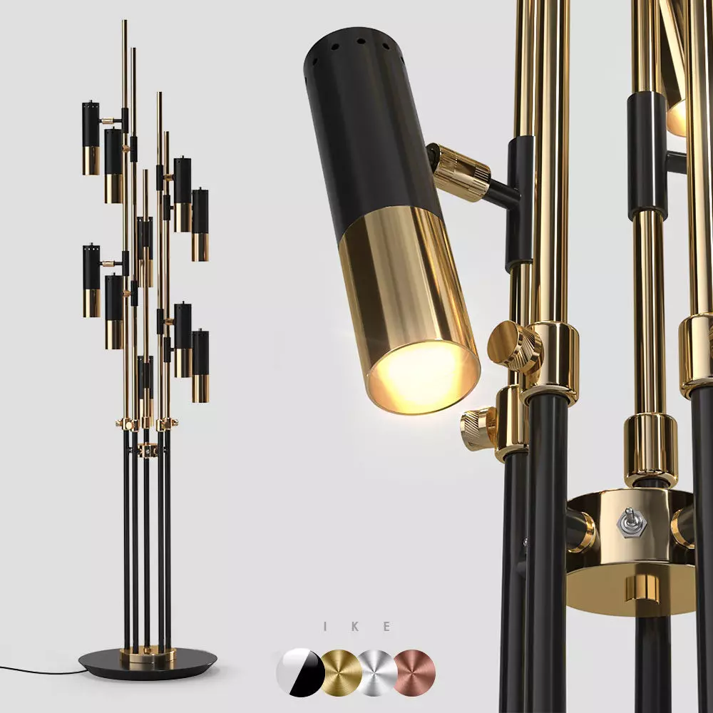 Delightfull IKE floor 10 lamps 3D model_0