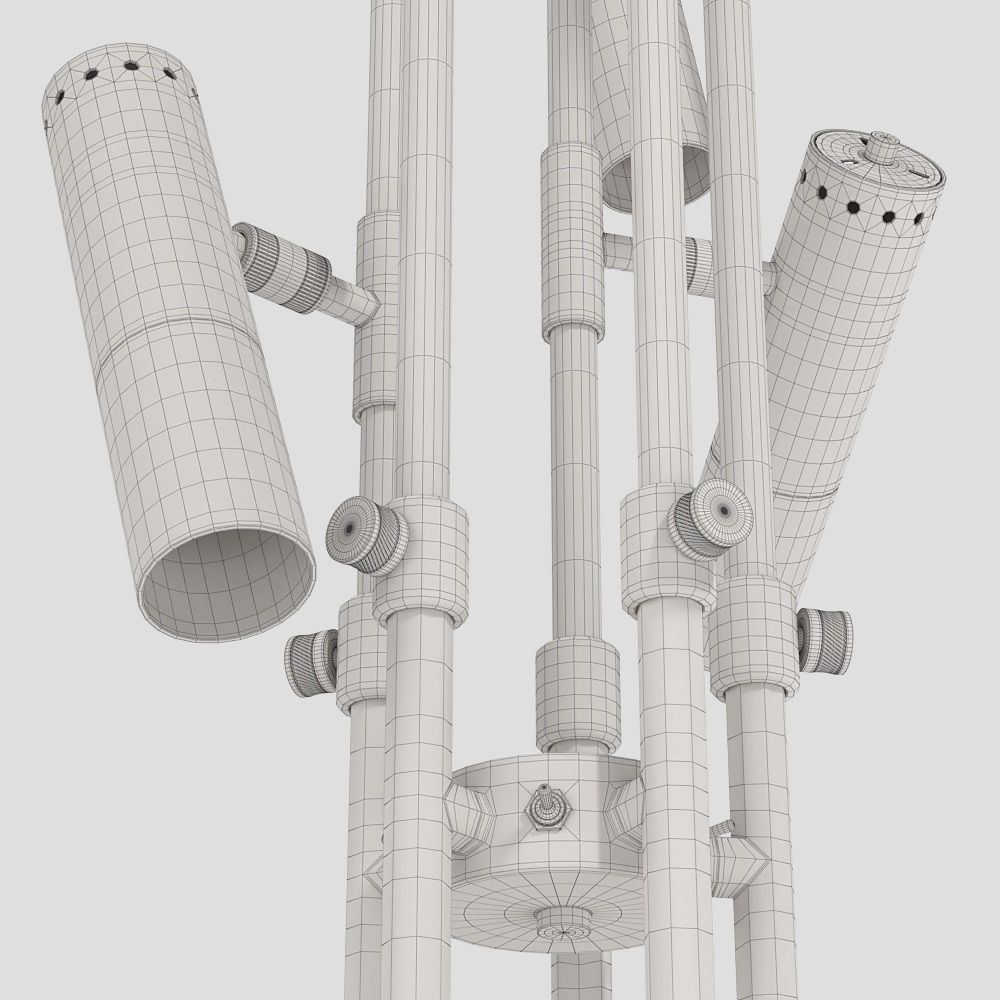 Delightfull IKE floor 10 lamps 3D model_6