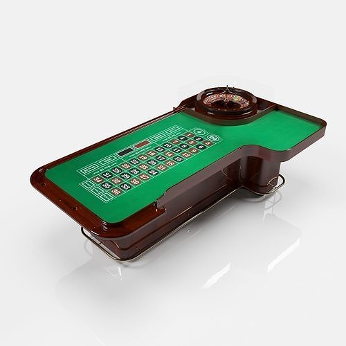 roulette table desk round toe 3D model
