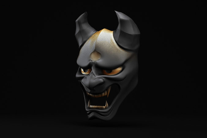 Mask Hannya 9 3D print model