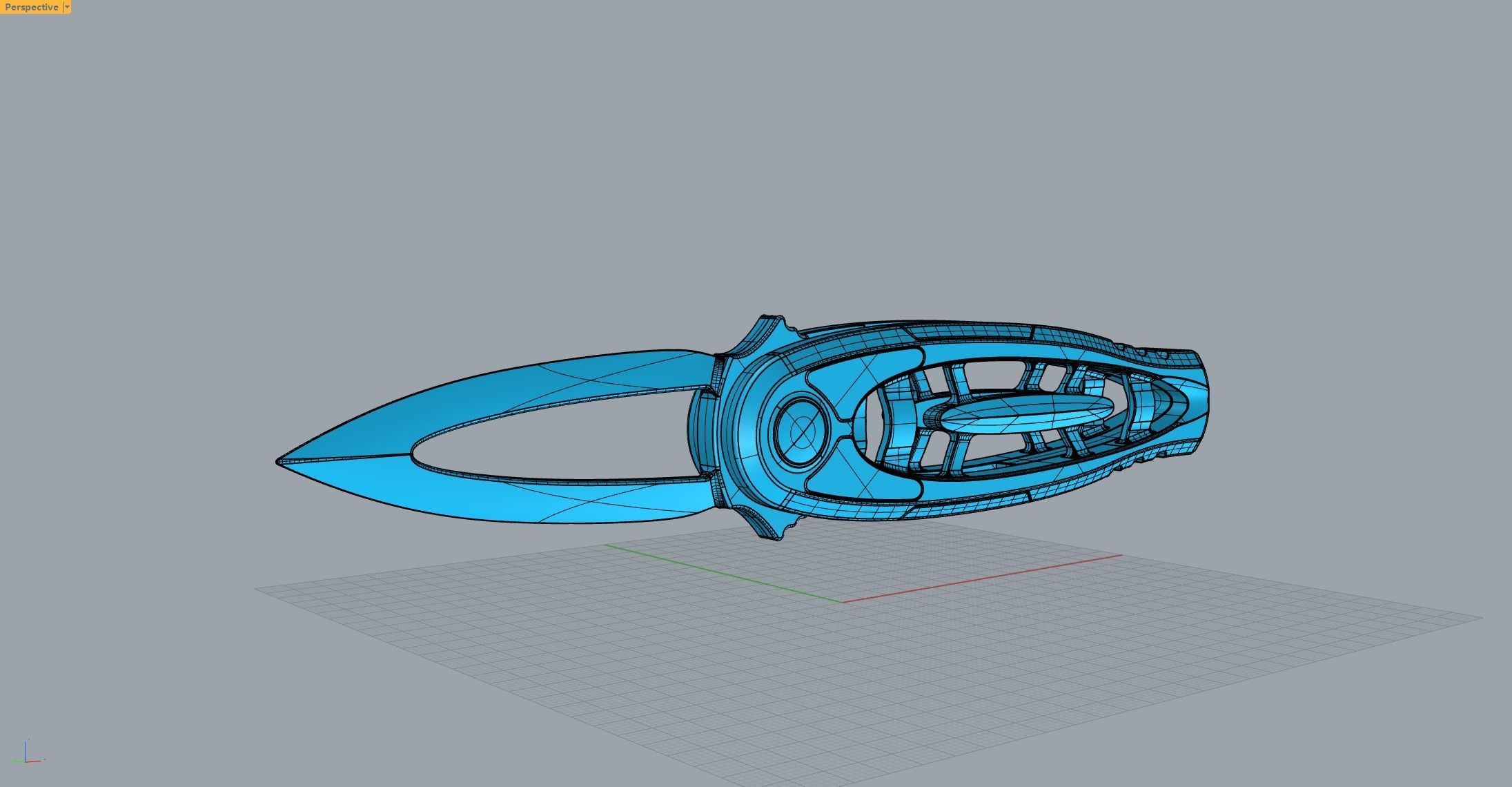 Outdoor military self-defense folding knife 3D model 3D model_9