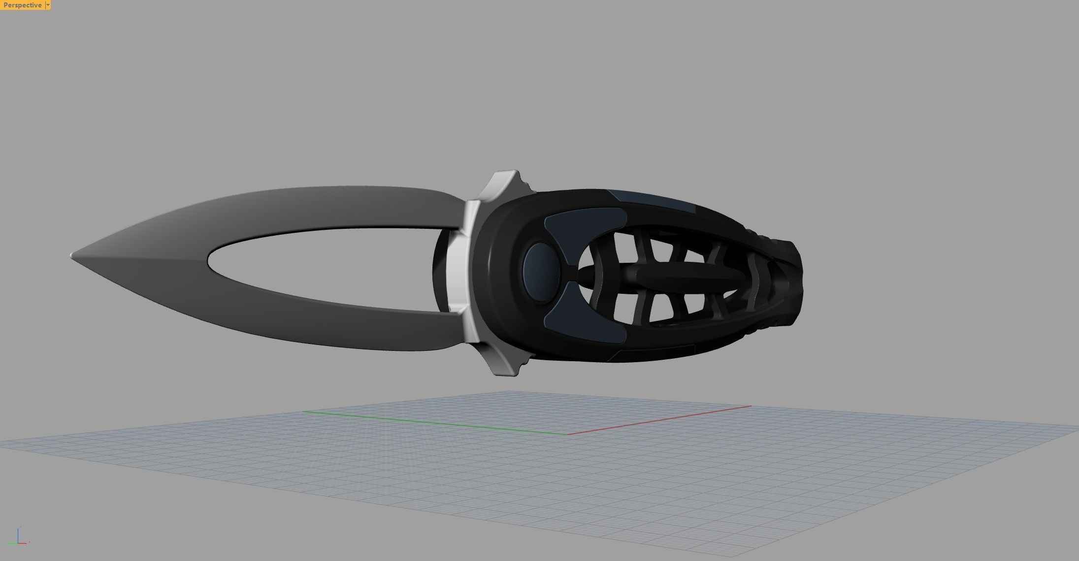 Outdoor military self-defense folding knife 3D model 3D model_5