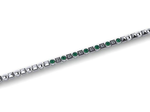 diamond bracelet 96 3D print model