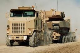 M1070 flatbed truck 3D model_2