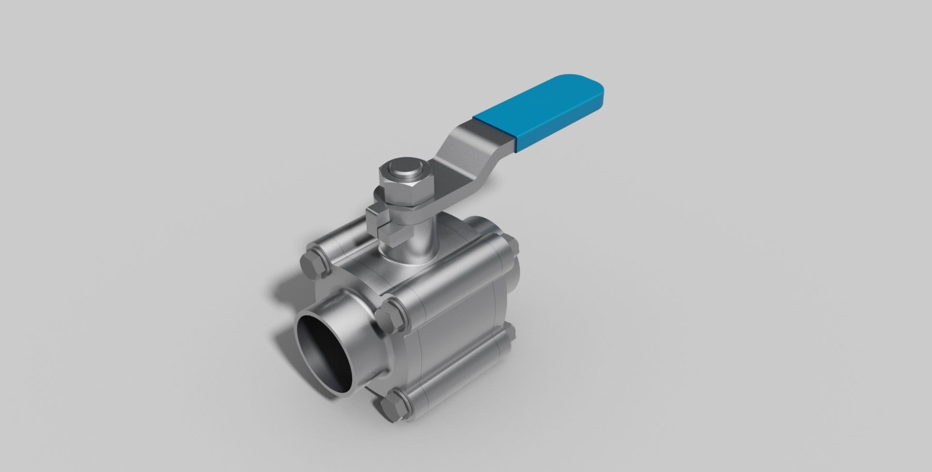 Autodesk Inventor CAD library - Piping No 1 LT Free 3D model_3