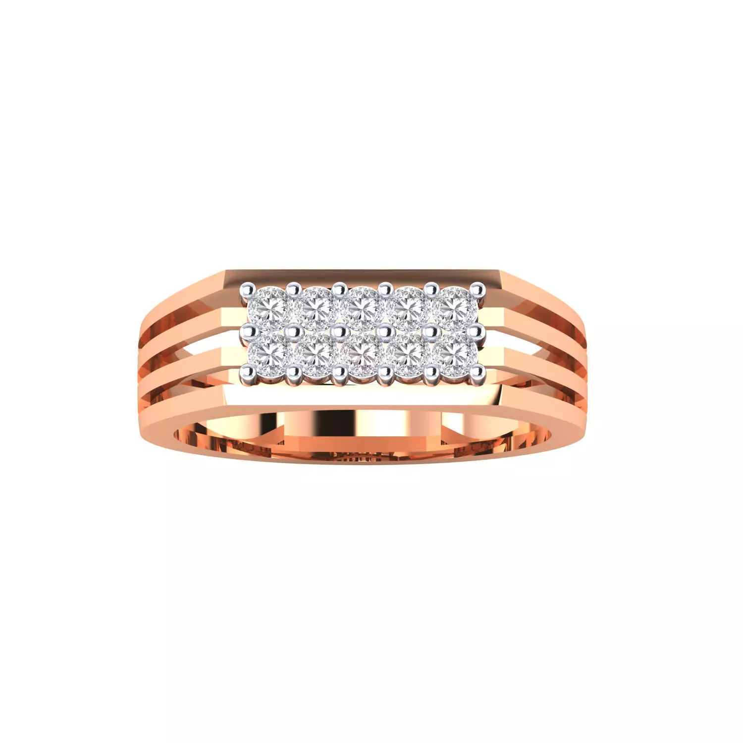 Male ring 3dm render detail 3D print model 3D print model_0