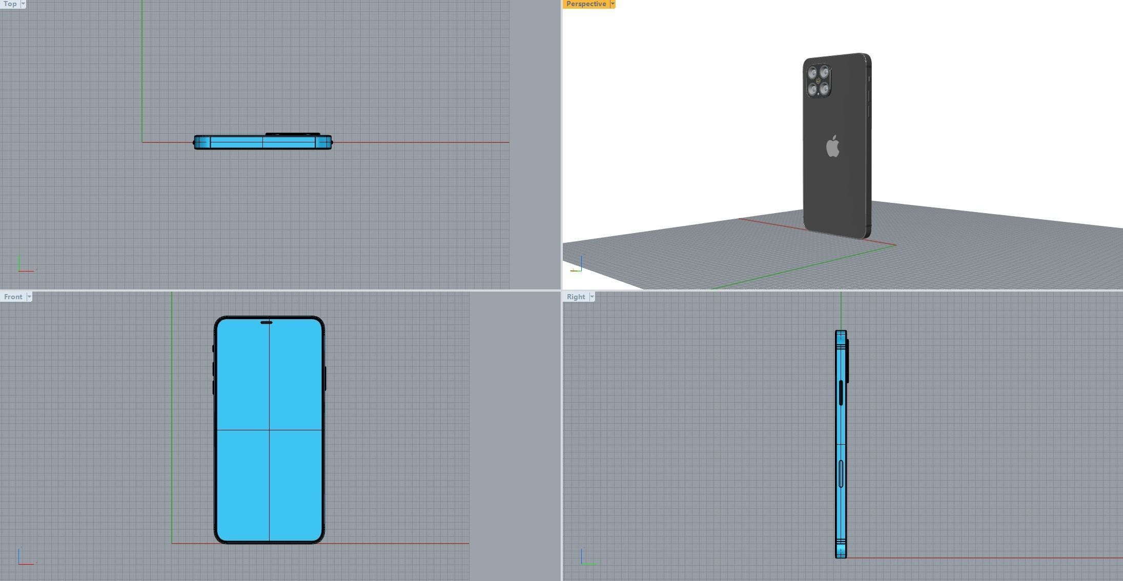 Apple iPhone 12 pro MAX 3D model 3D model_10
