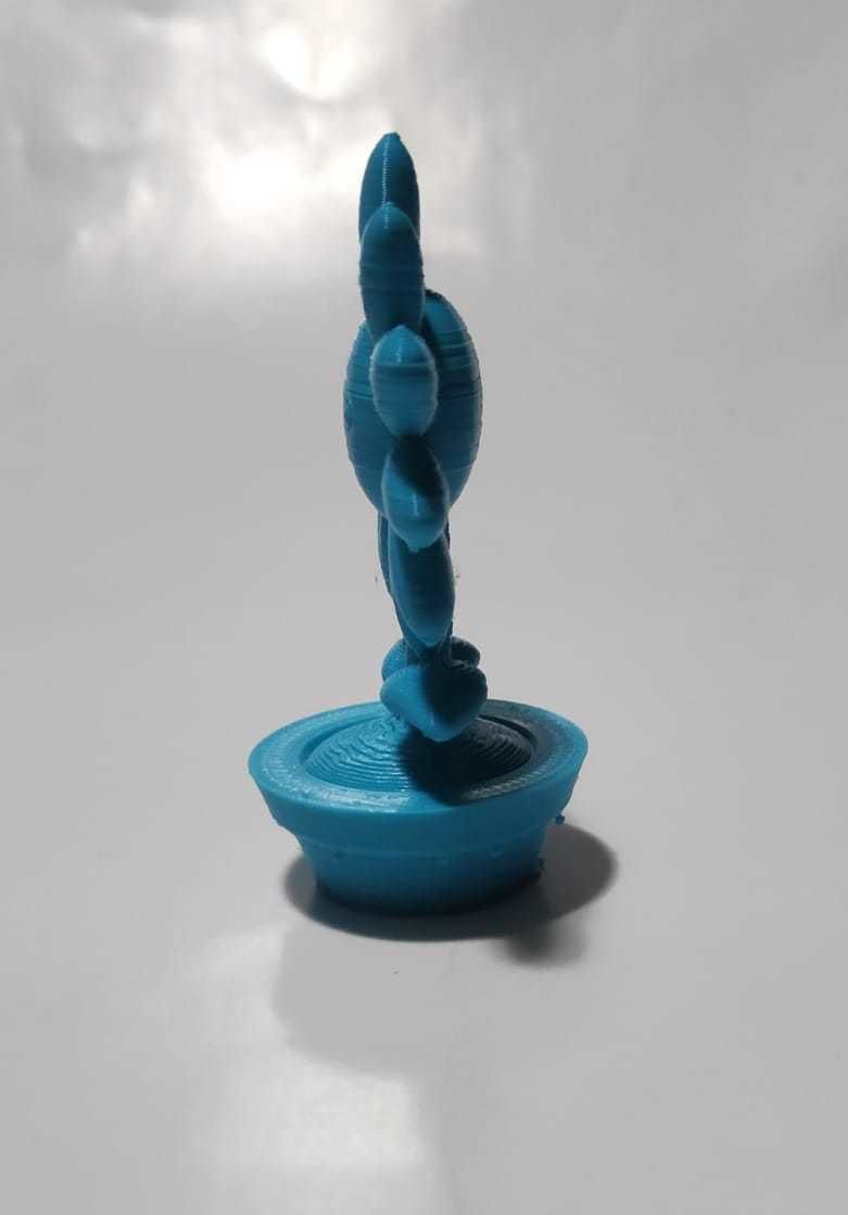 Cute Sunflower 3D print model_2