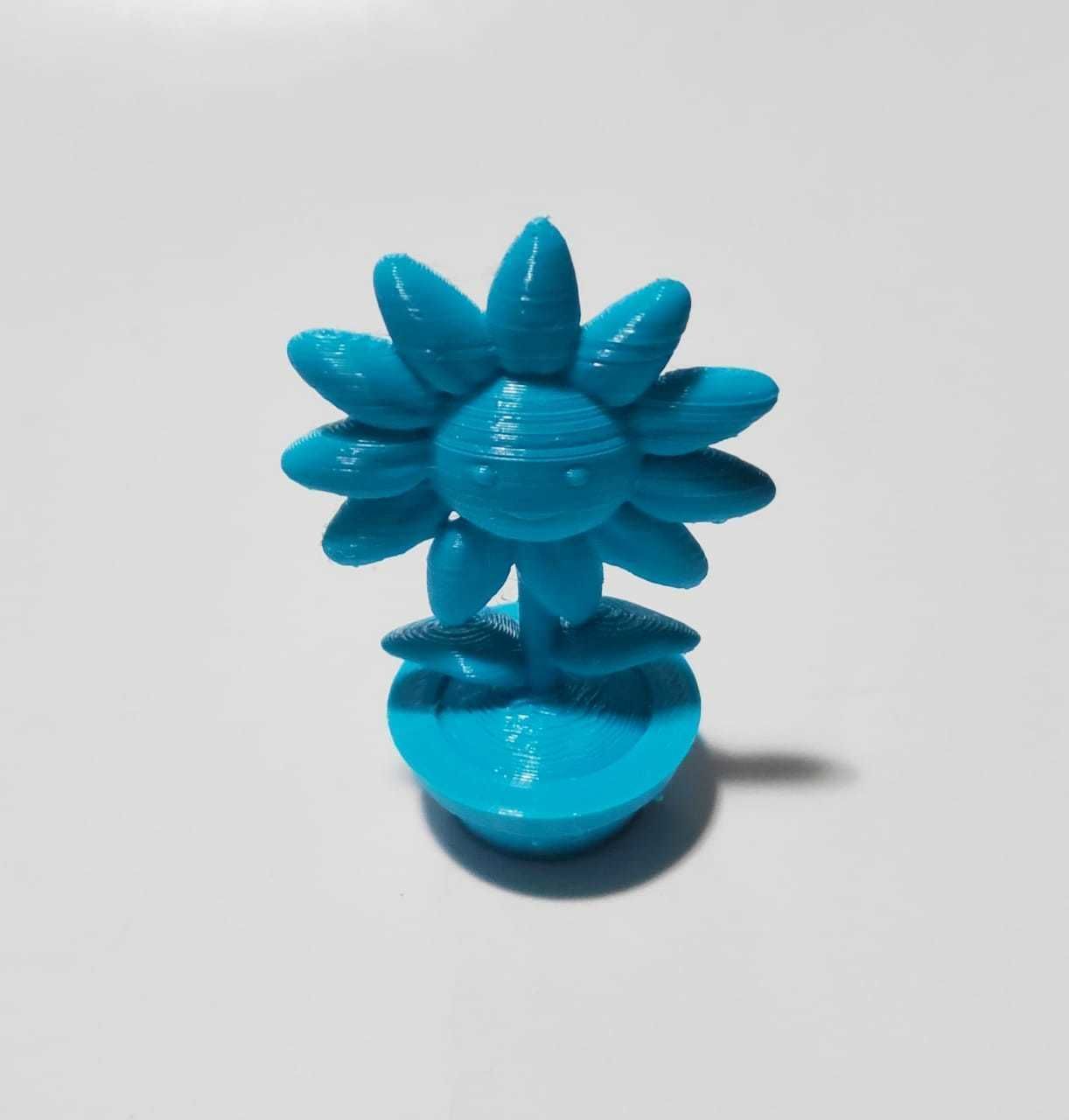 Cute Sunflower 3D print model_7