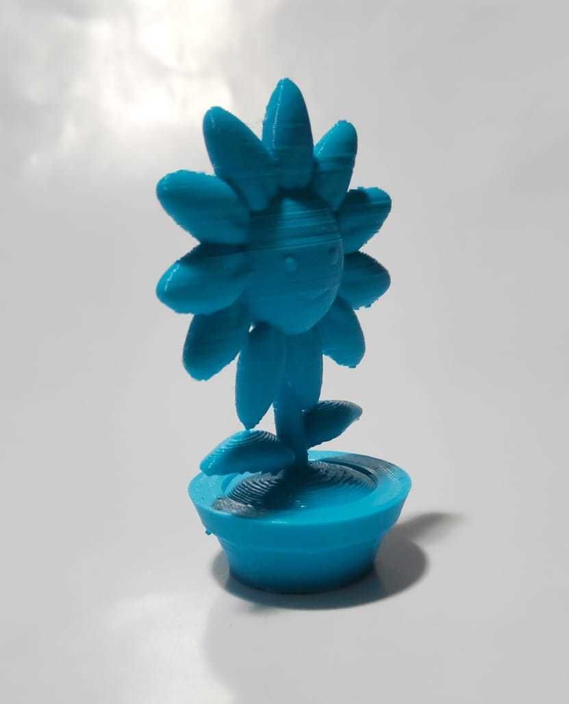 Cute Sunflower 3D print model_5