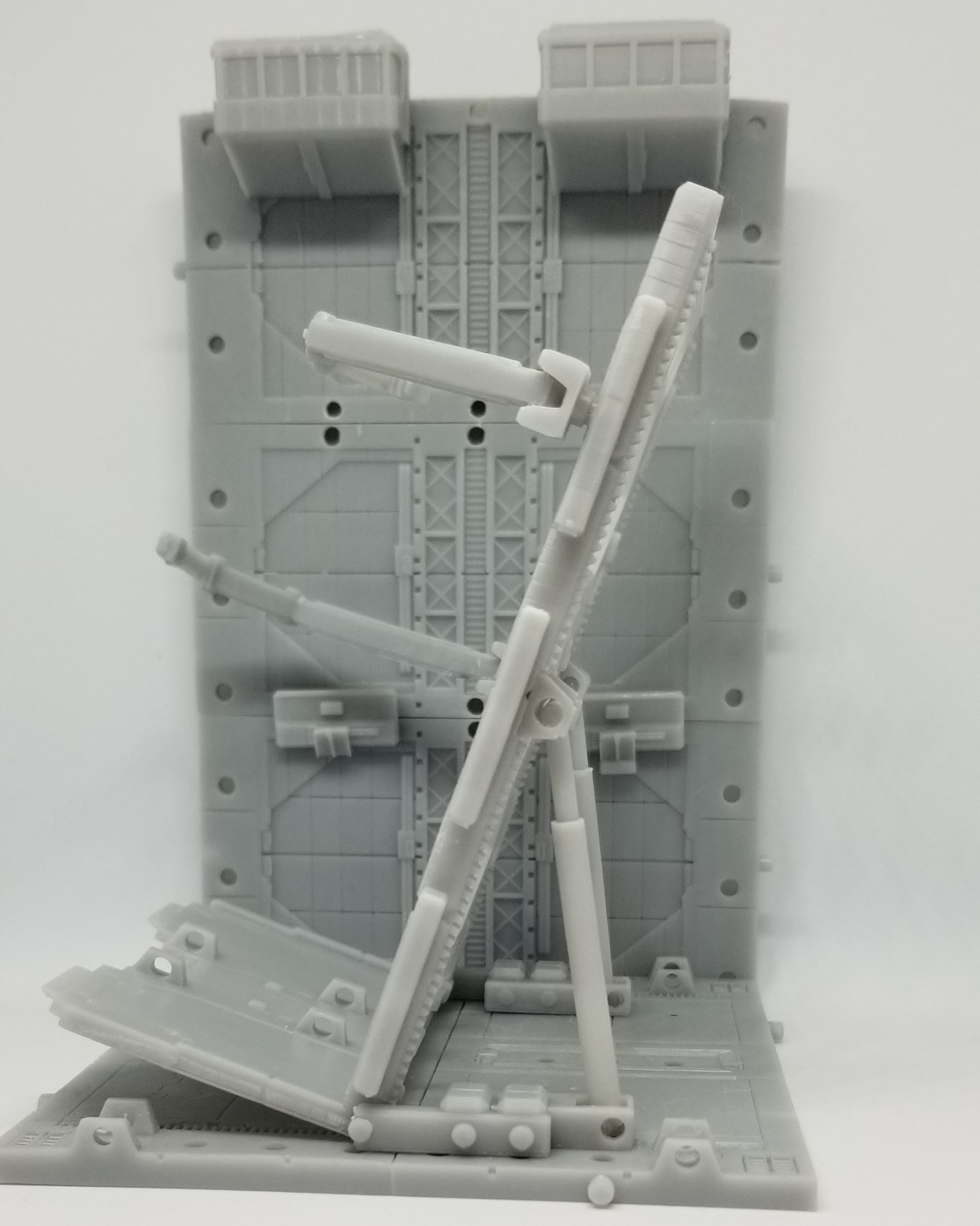 -MHB04C- Mecha Hangar Bay 04 Hangar customizable with expansions 3D print model_40