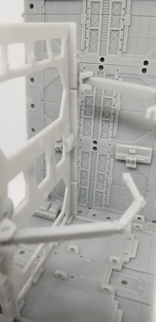 -MHB04C- Mecha Hangar Bay 04 Hangar customizable with expansions 3D print model_35