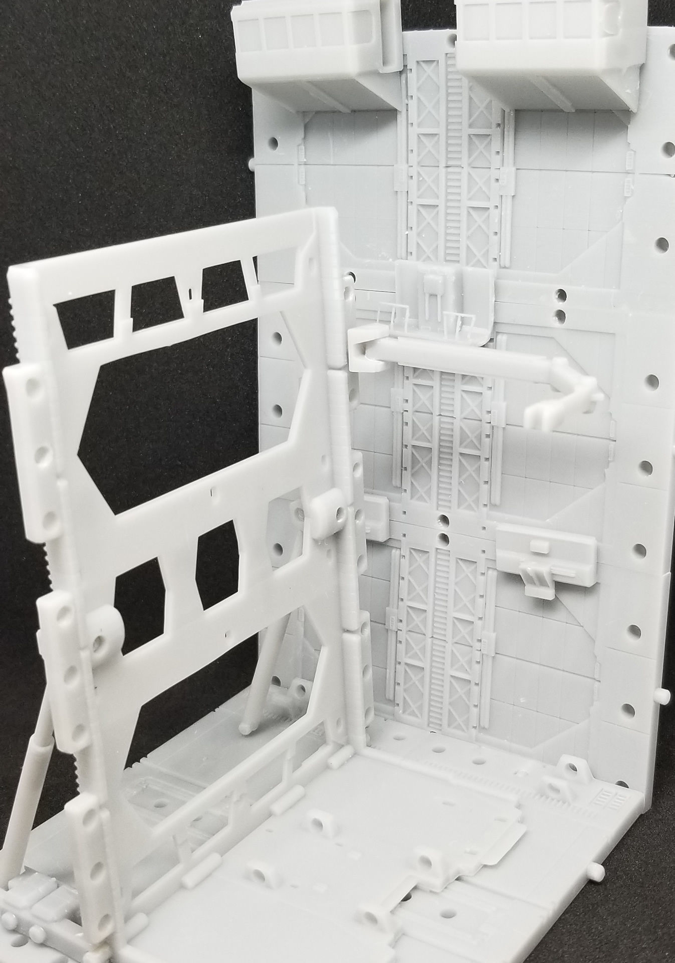 -MHB04C- Mecha Hangar Bay 04 Hangar customizable with expansions 3D print model_34