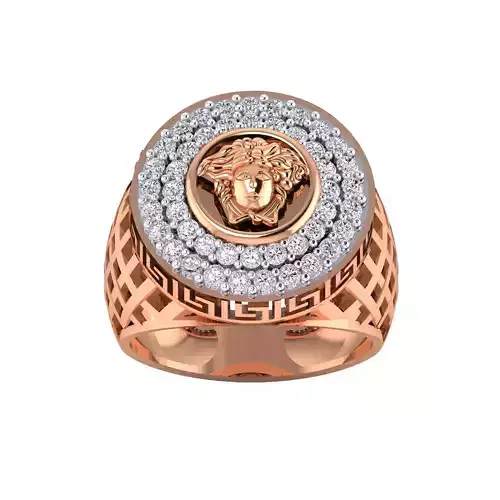 Male ring 3dm render detail 3D print model 3D print model
