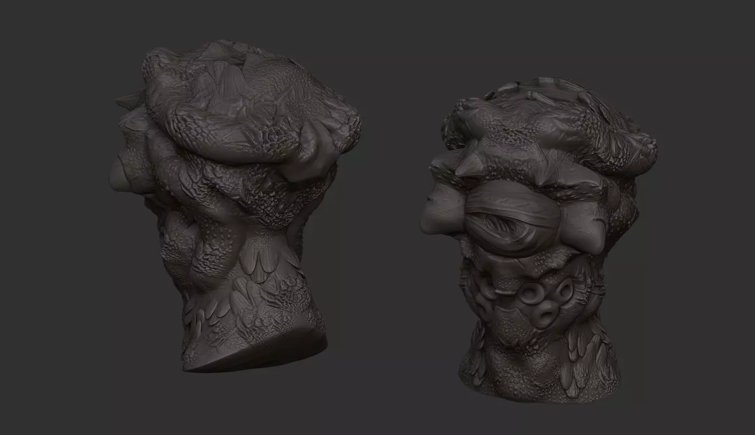 creature concept high monster  3D model_0