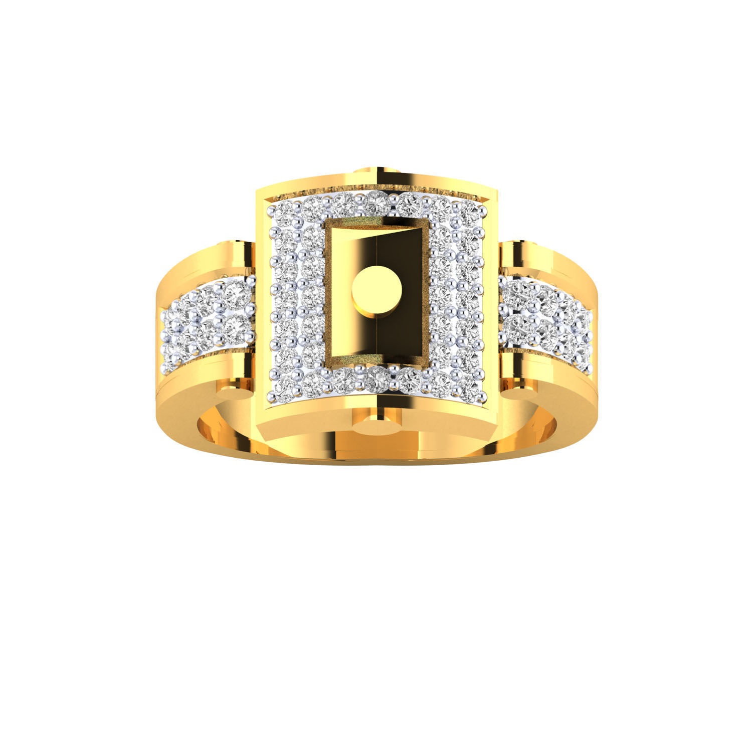 Male ring 3dm render detail 3D print model 3D print model_10