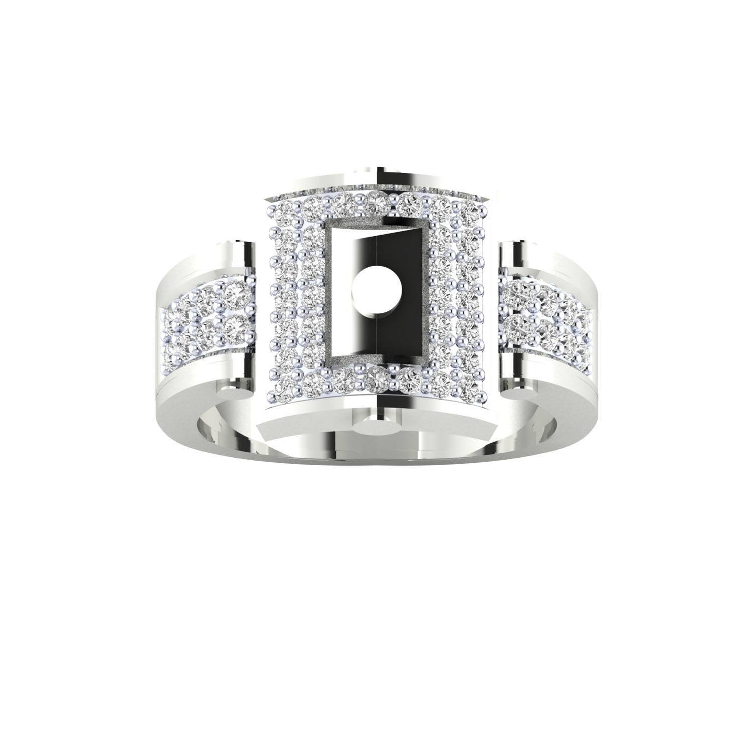 Male ring 3dm render detail 3D print model 3D print model_6