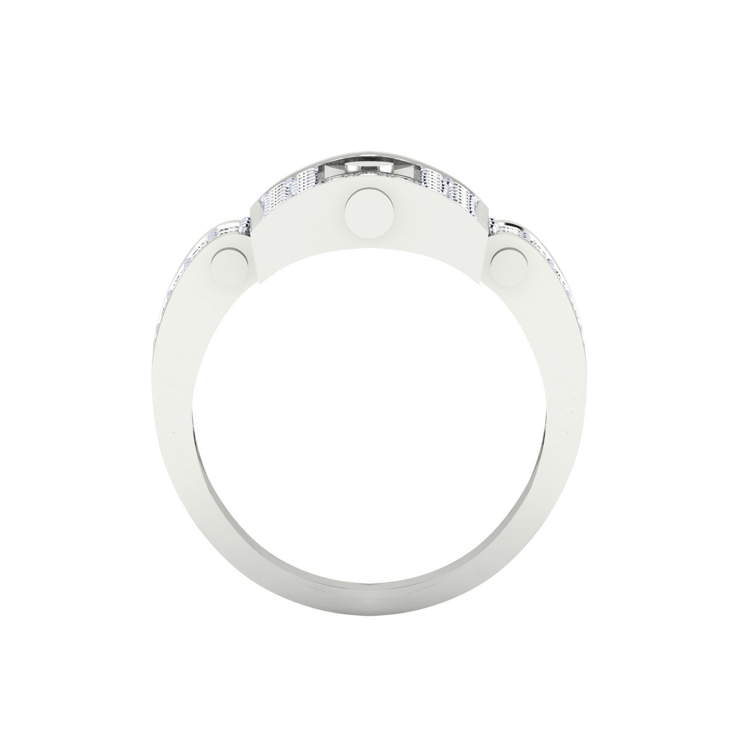 Male ring 3dm render detail 3D print model 3D print model_7