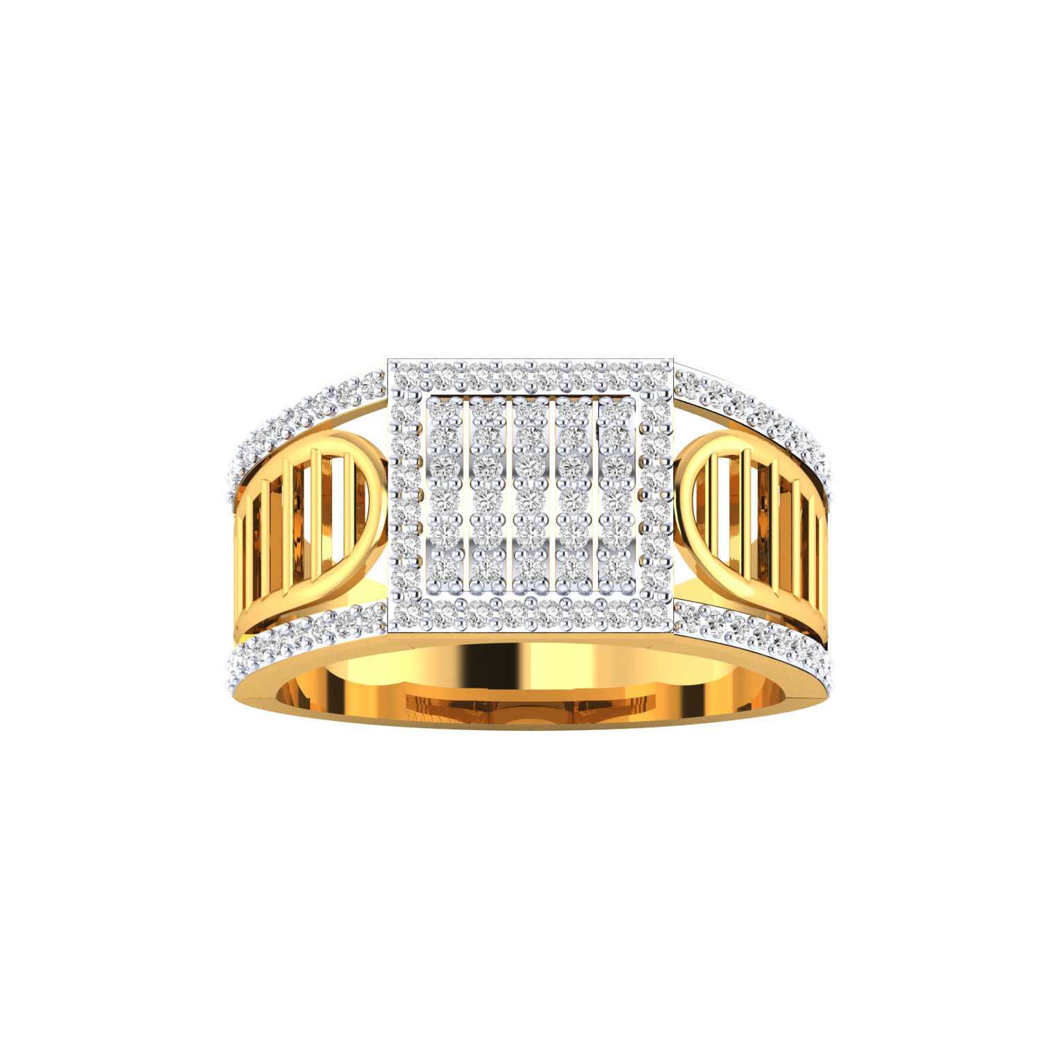Male ring 3dm render detail 3D print model 3D print model_10