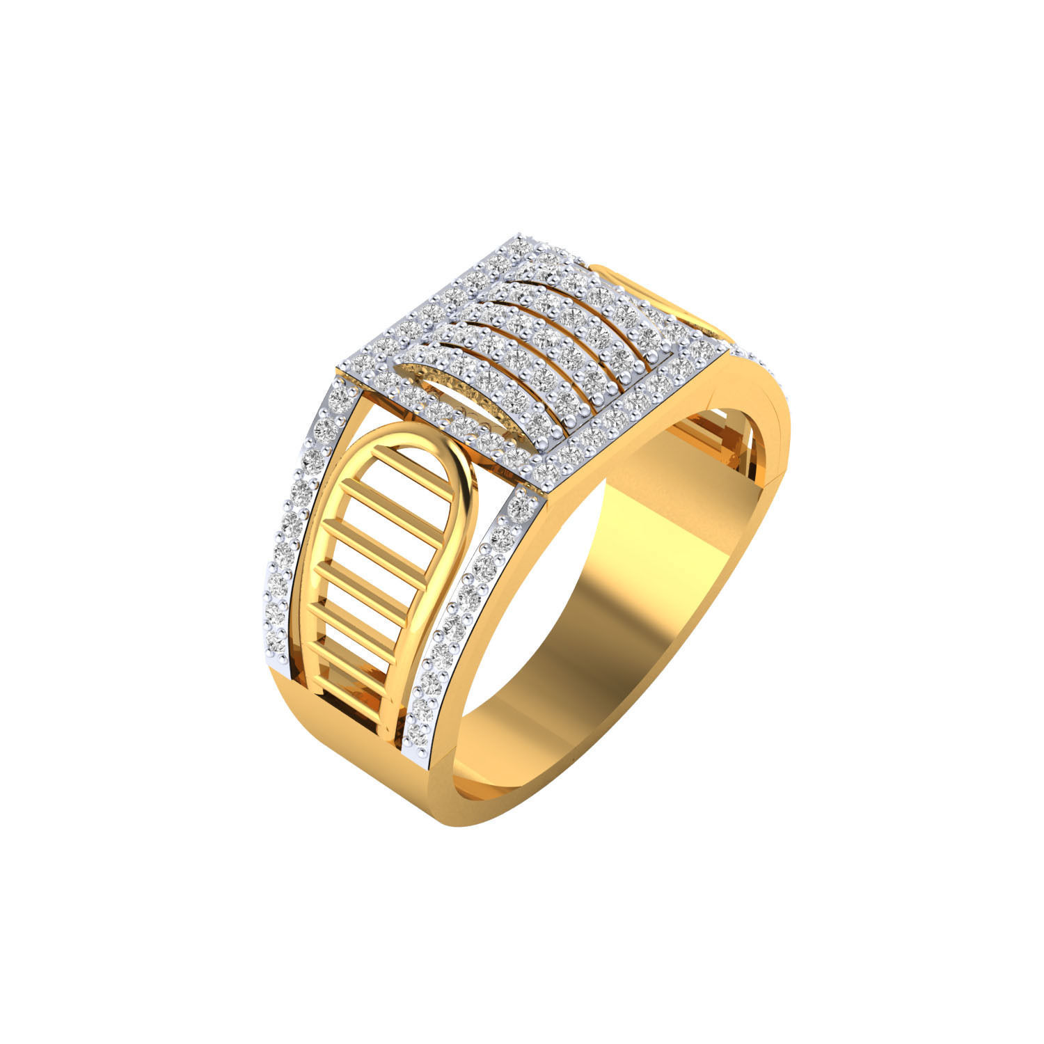 Male ring 3dm render detail 3D print model 3D print model_8