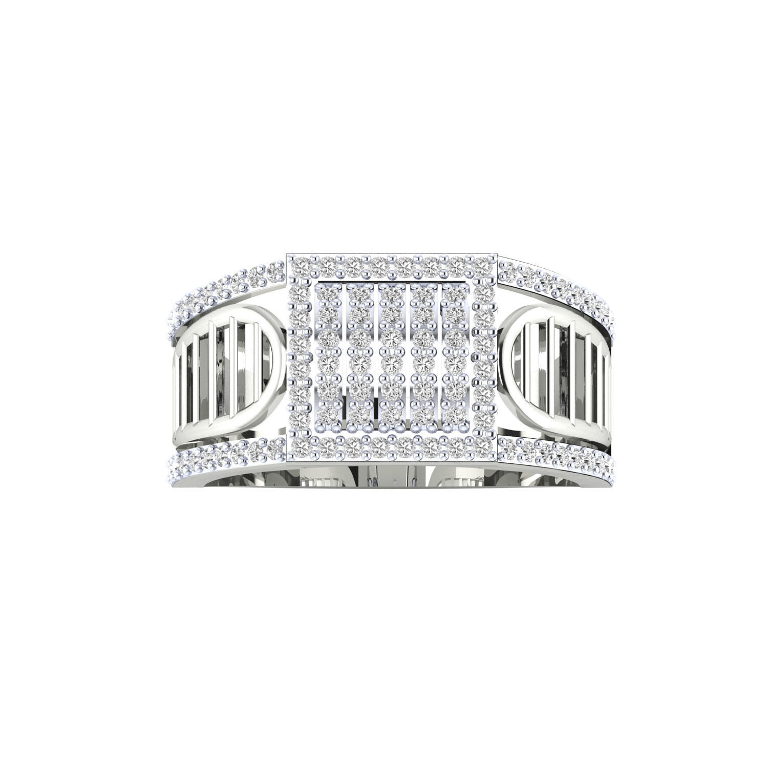 Male ring 3dm render detail 3D print model 3D print model_6