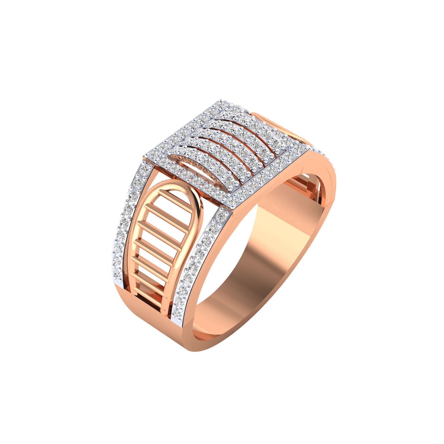 Male ring 3dm render detail 3D print model 3D print model_1