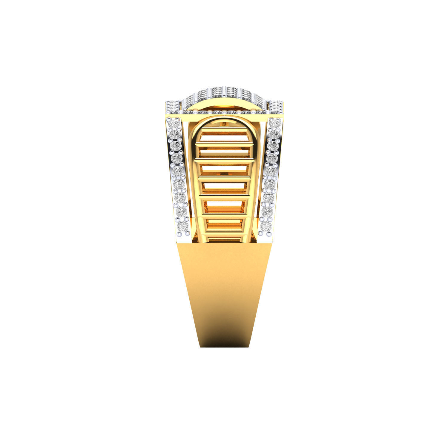 Male ring 3dm render detail 3D print model 3D print model_9
