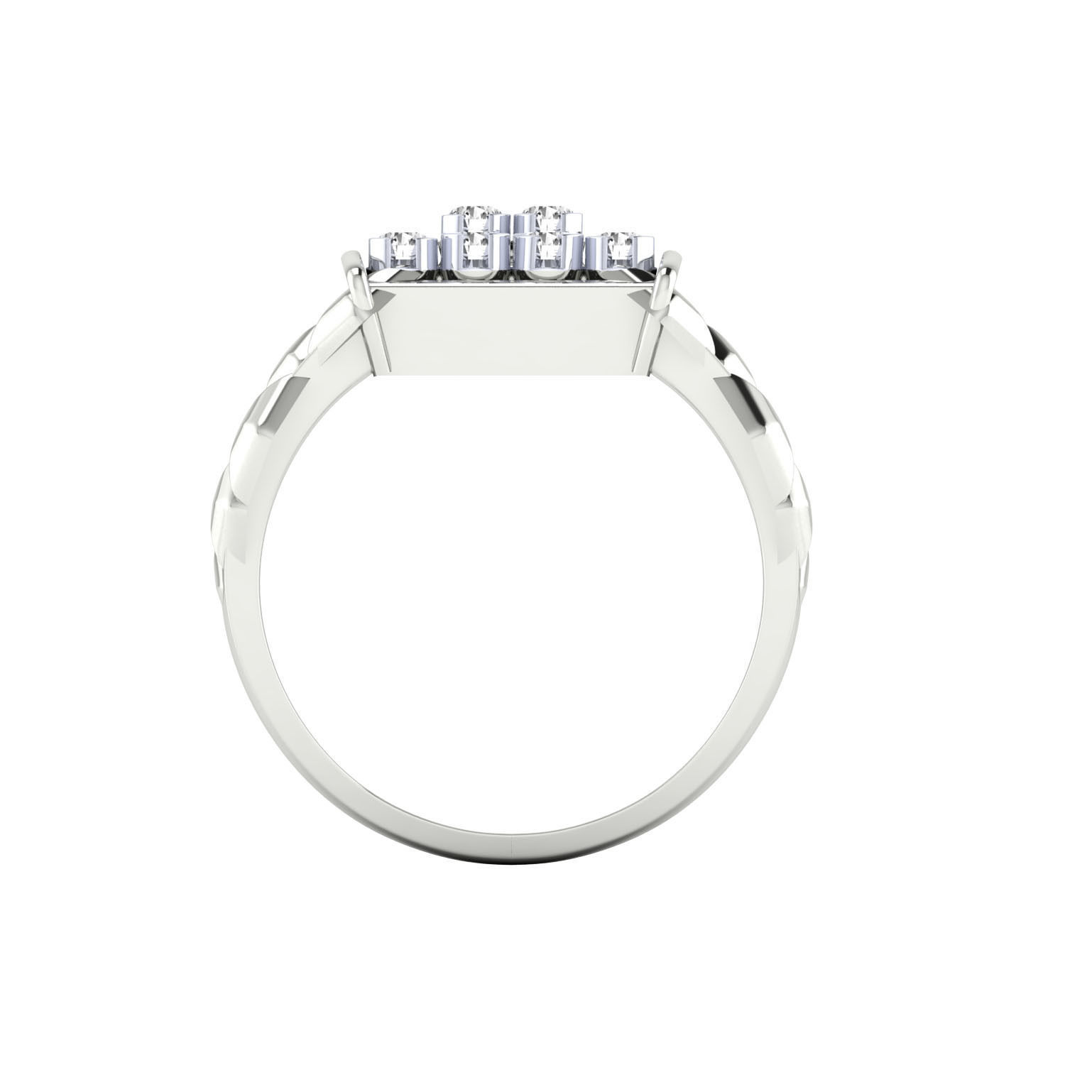 Male ring 3dm render detail 3D print model 3D print model_7