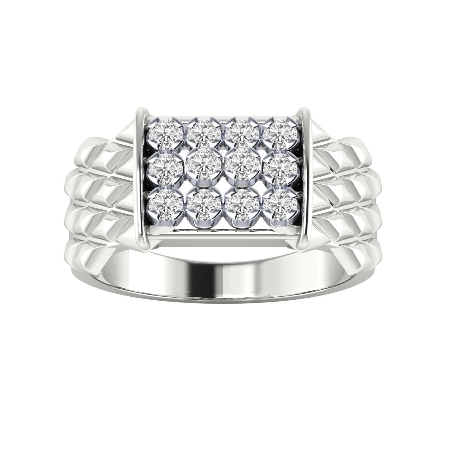 Male ring 3dm render detail 3D print model 3D print model_6