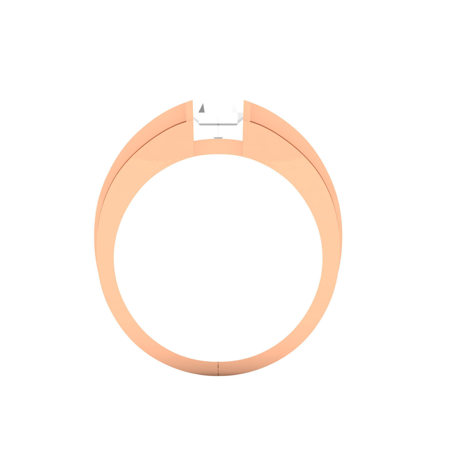 Male ring 3dm render detail 3D print model 3D print model_4