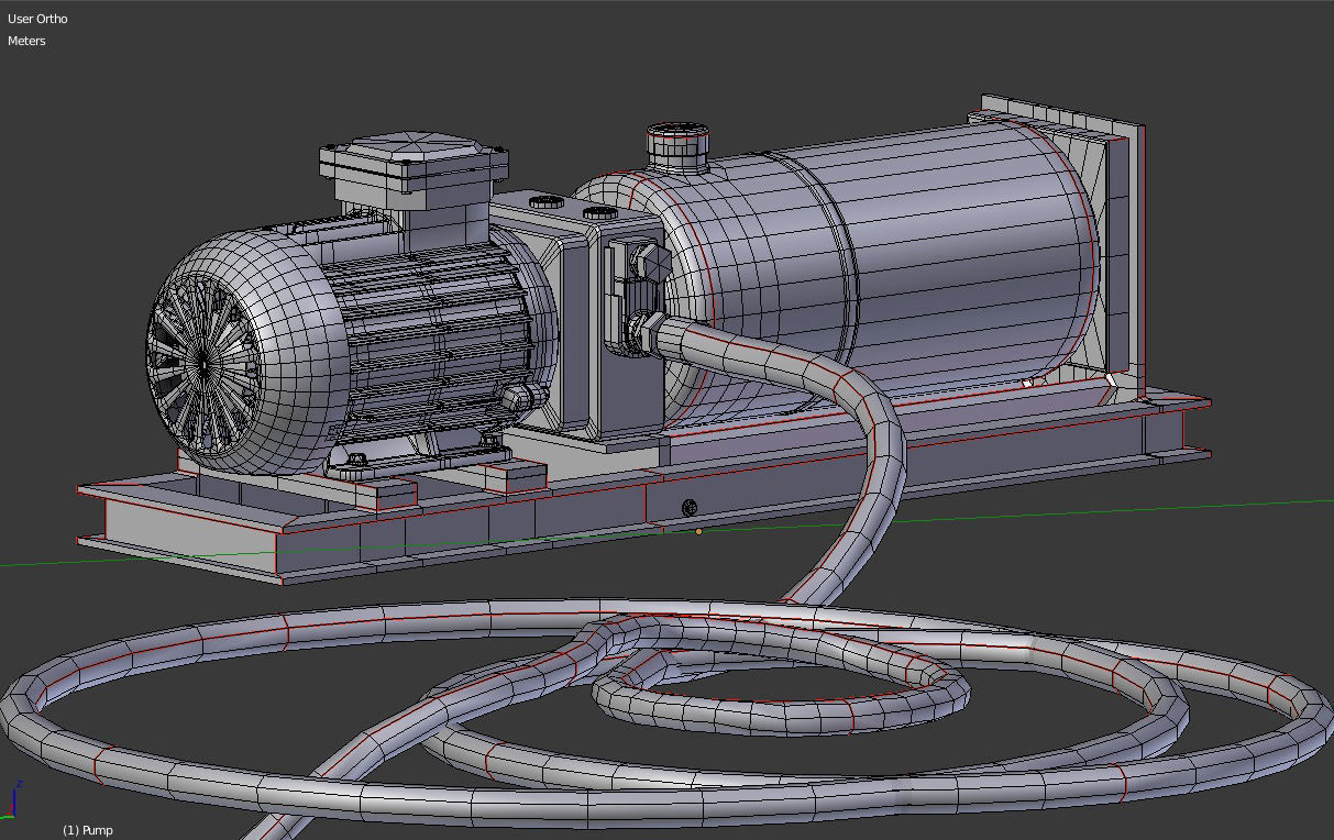 motor 3D model Compressor | CGTrader