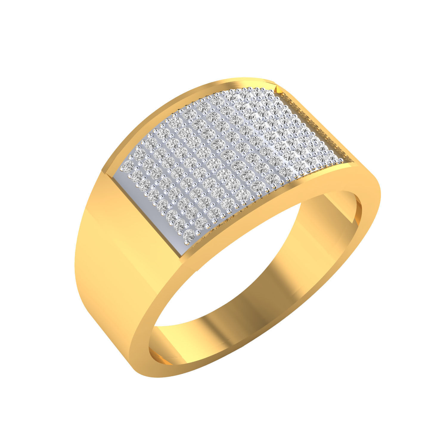 Male ring 3dm render detail 3D print model 3D print model_9