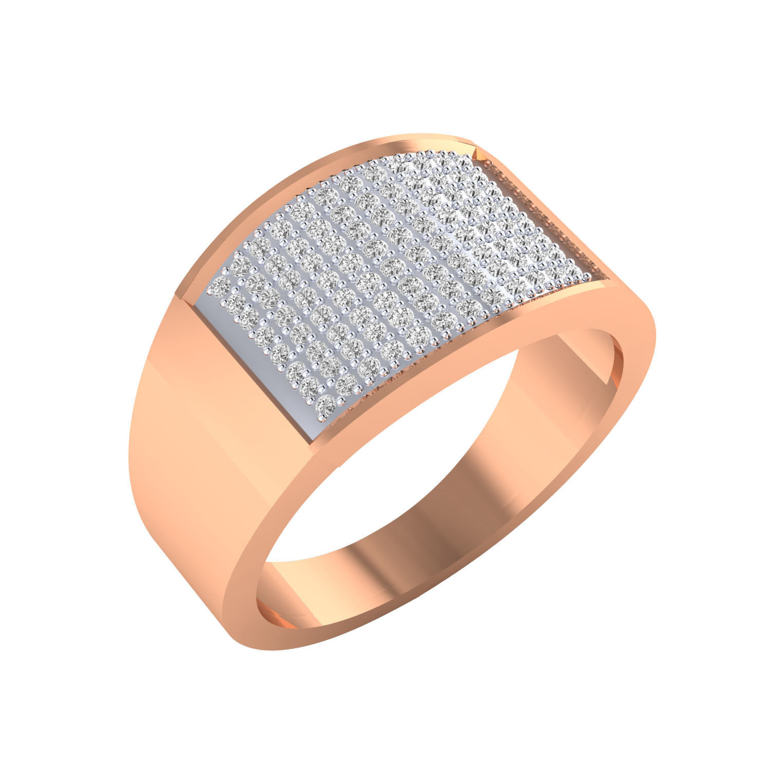 Male ring 3dm render detail 3D print model 3D print model_2