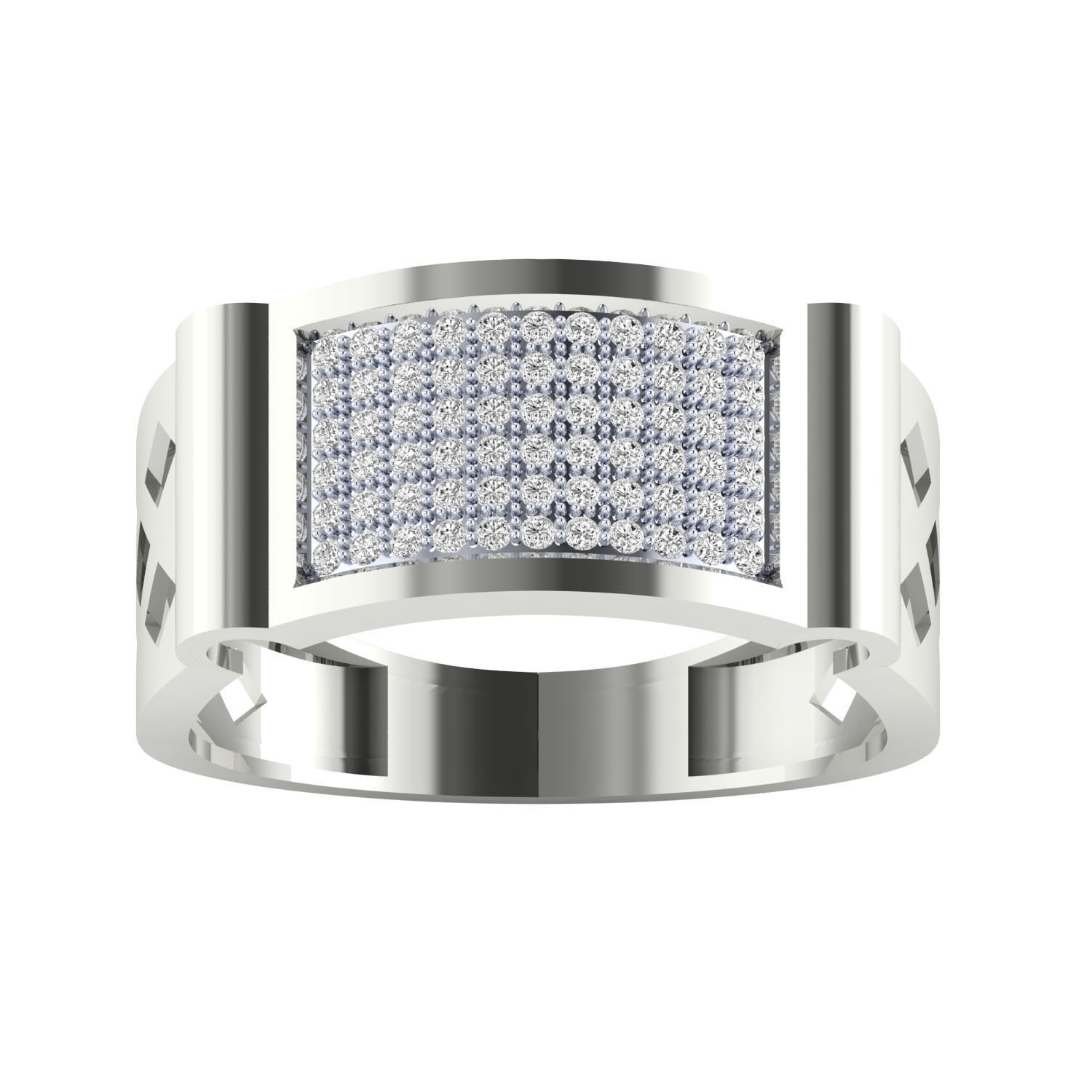 Male ring 3dm render detail 3D print model 3D print model_6