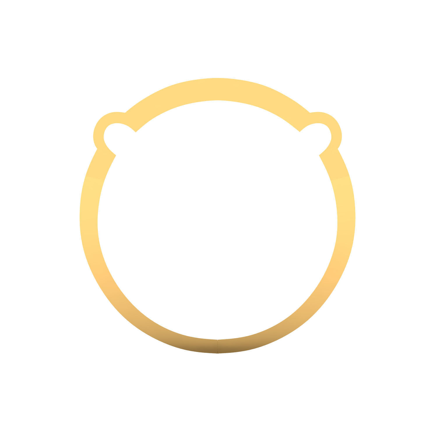 Male ring 3dm render detail 3D print model 3D print model_11