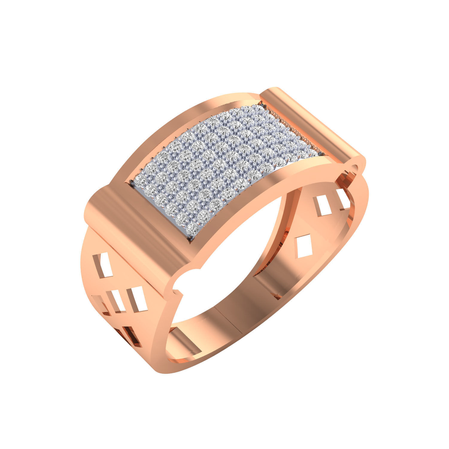 Male ring 3dm render detail 3D print model 3D print model_1
