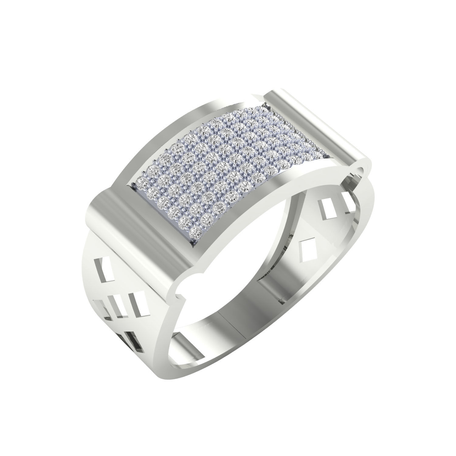 Male ring 3dm render detail 3D print model 3D print model_4