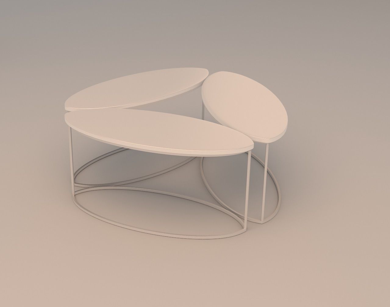 Coffee Table SET TEDE 3D model_3