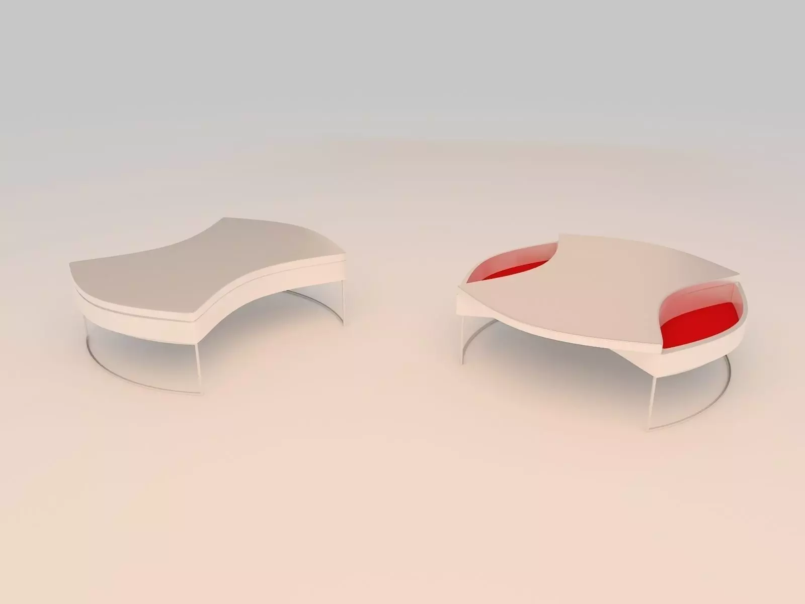 Coffee Table SET TEDE 3D model_0