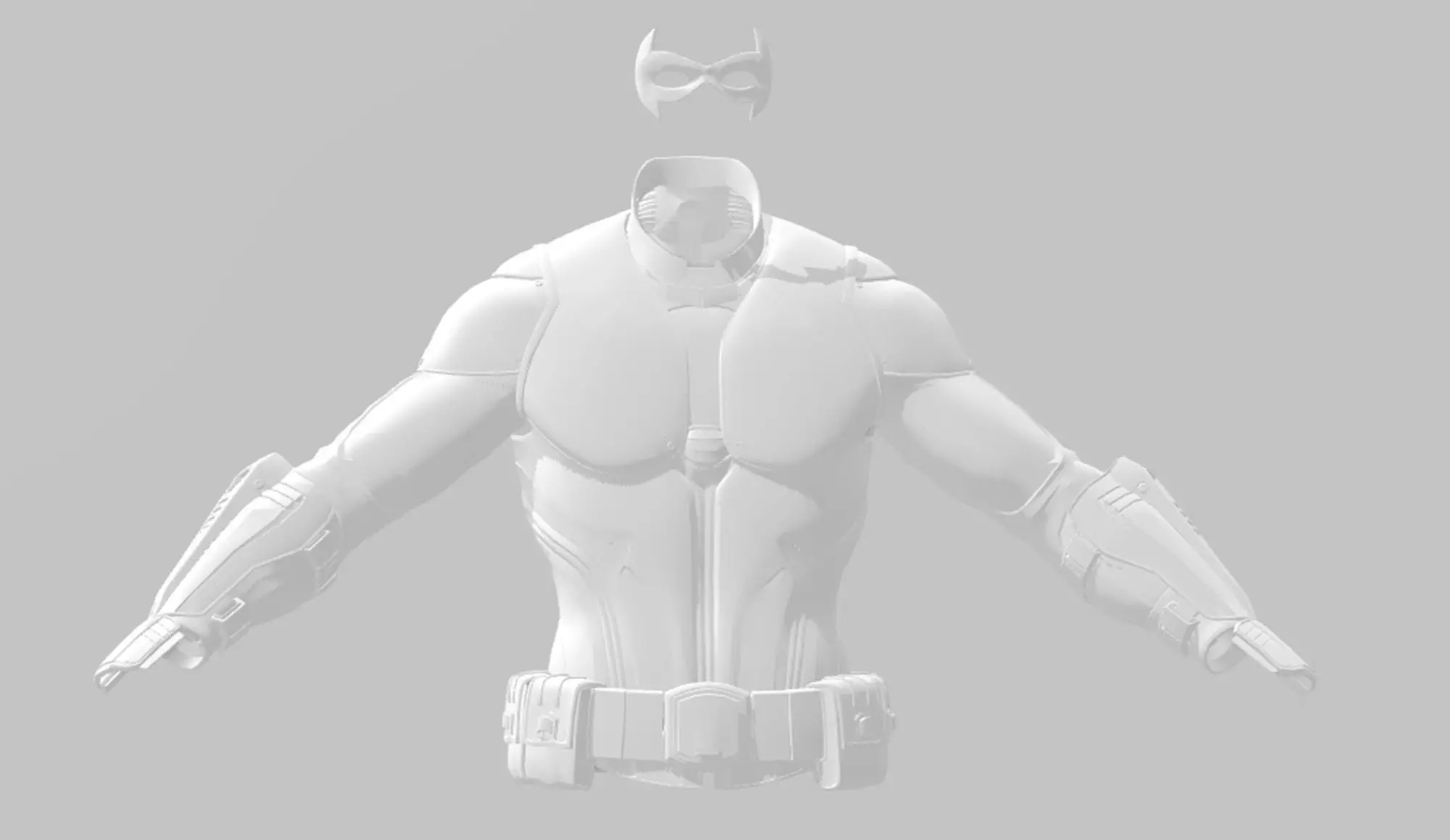 Arkham City Knight Robin Inspired Bundle 3D print model