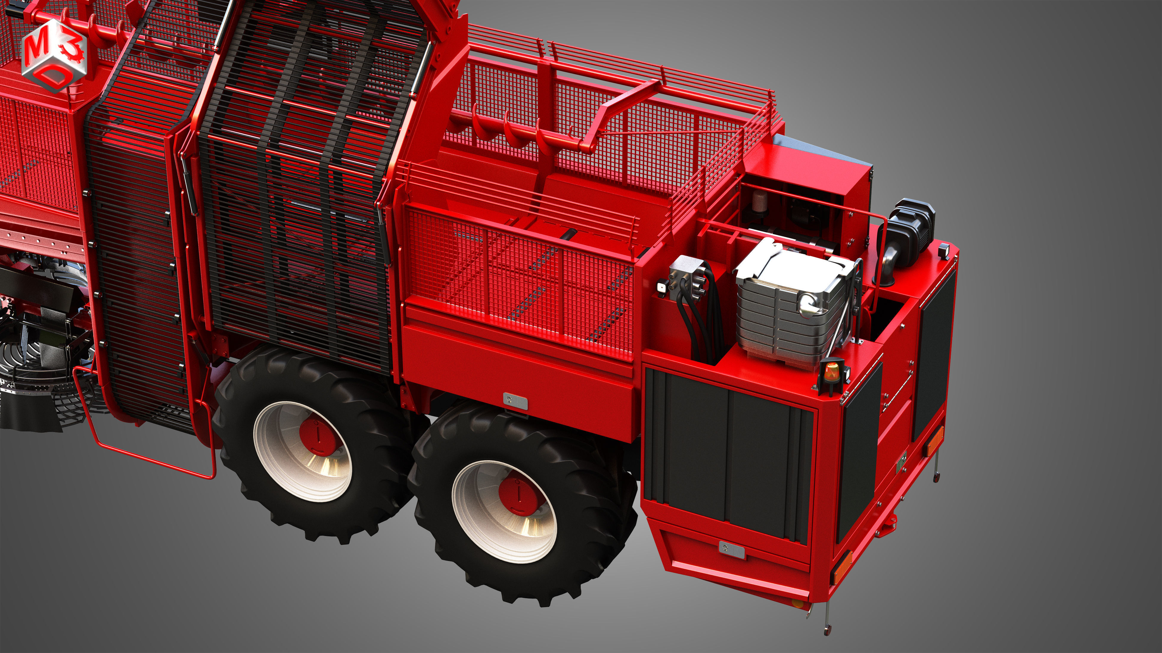 Terra Dos T4 Sugar Beet Harvester 3D model_15