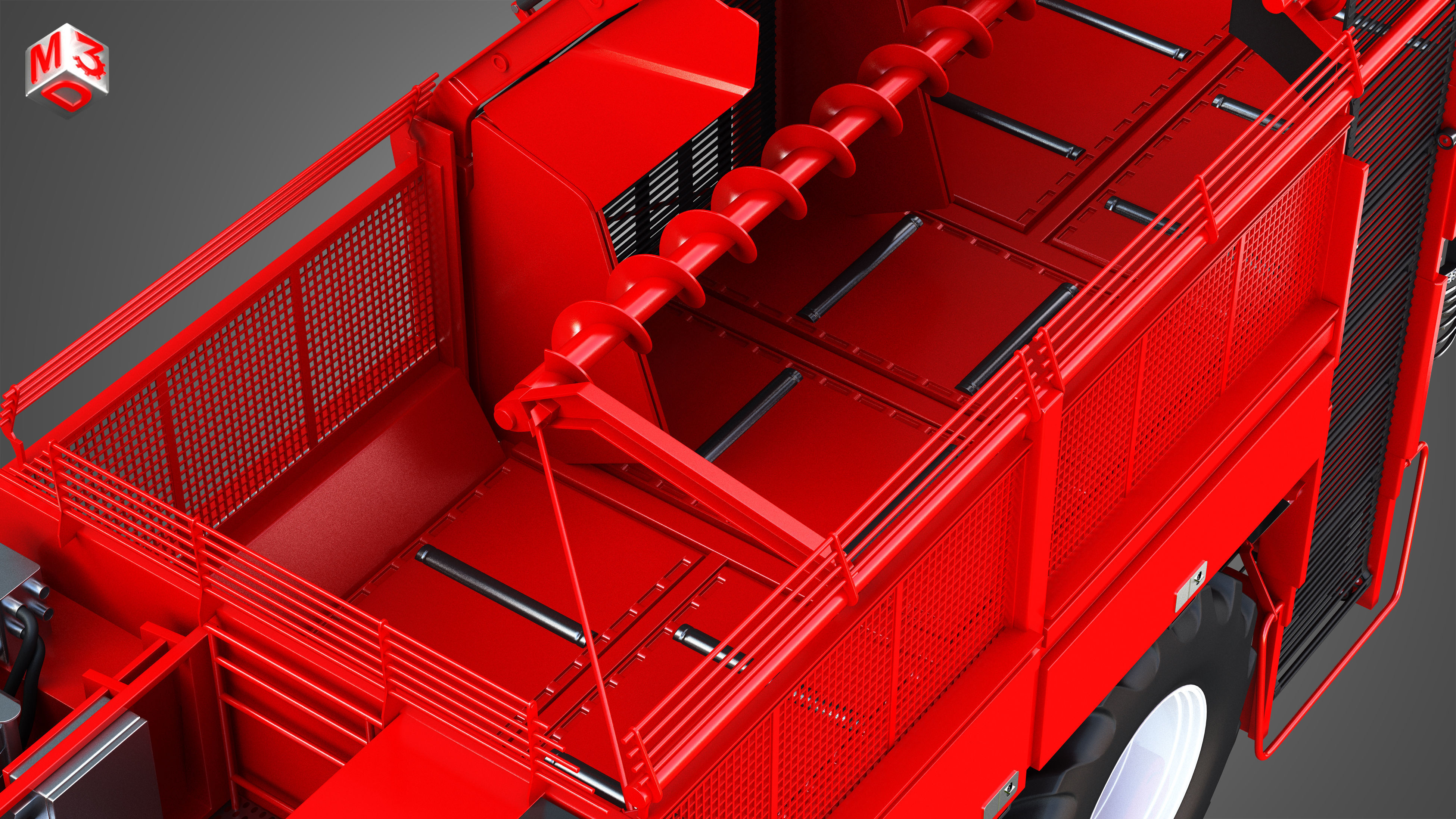 Terra Dos T4 Sugar Beet Harvester 3D model_17