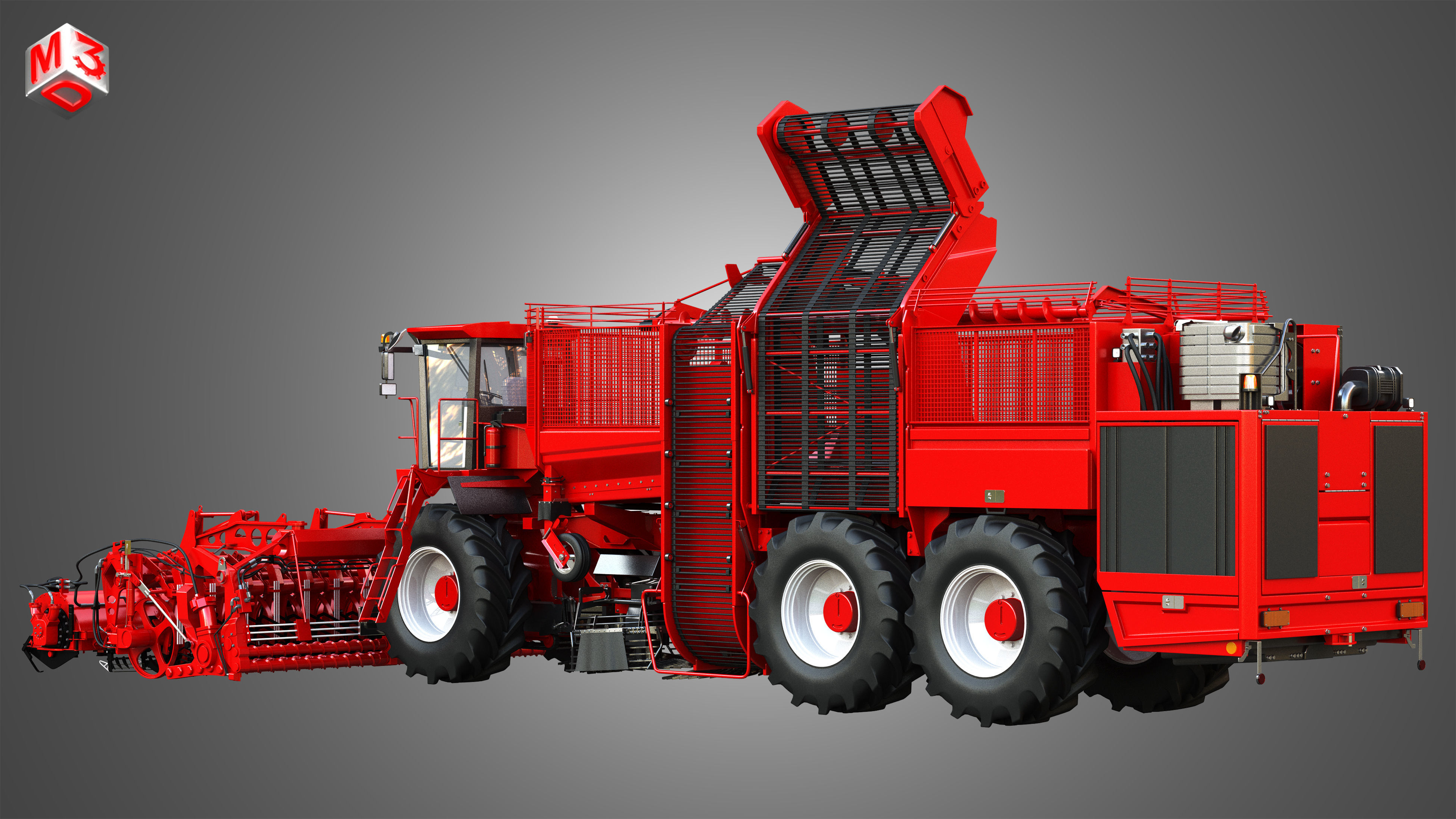 Terra Dos T4 Sugar Beet Harvester 3D model_3