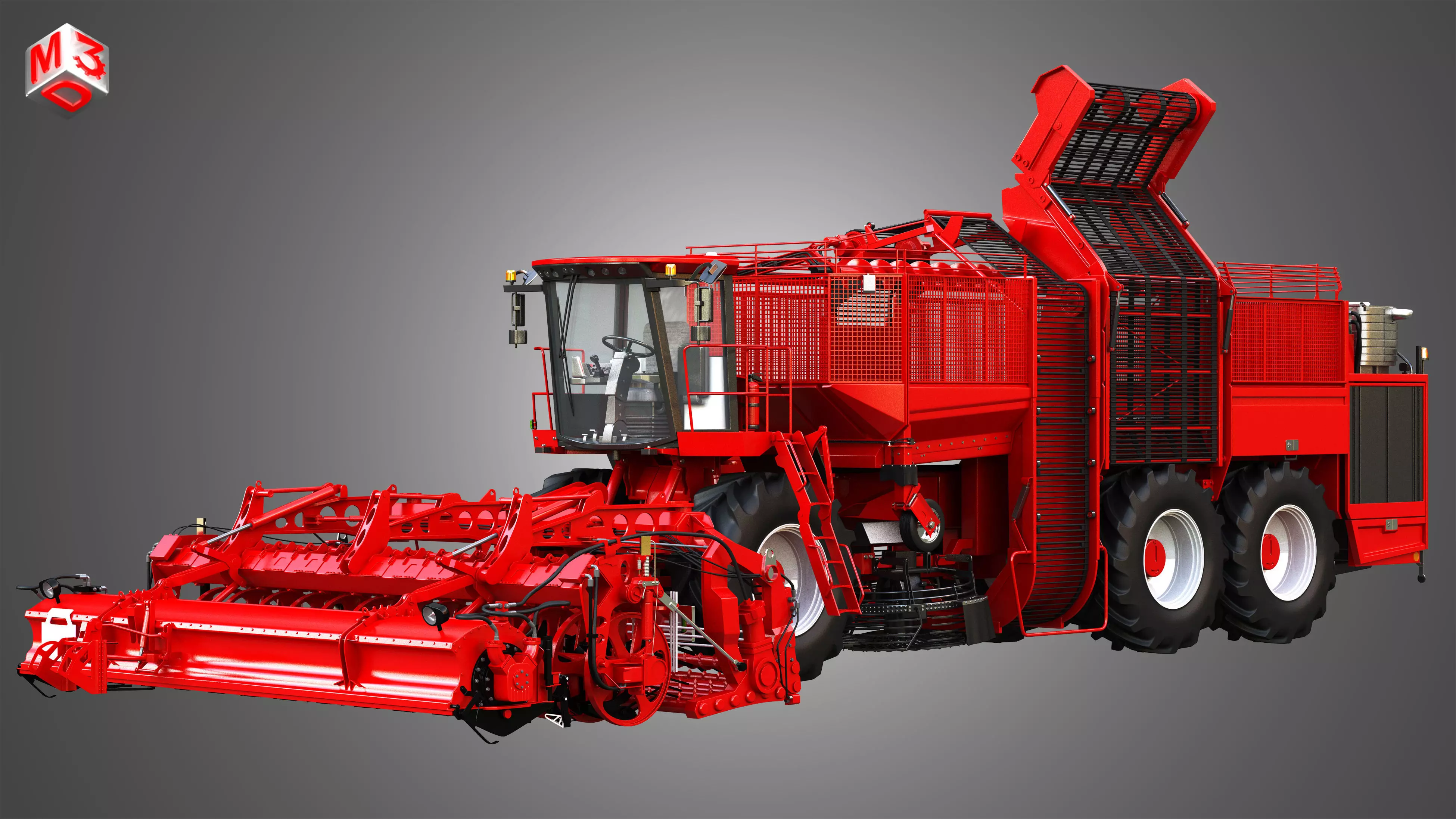 Terra Dos T4 Sugar Beet Harvester 3D model_0