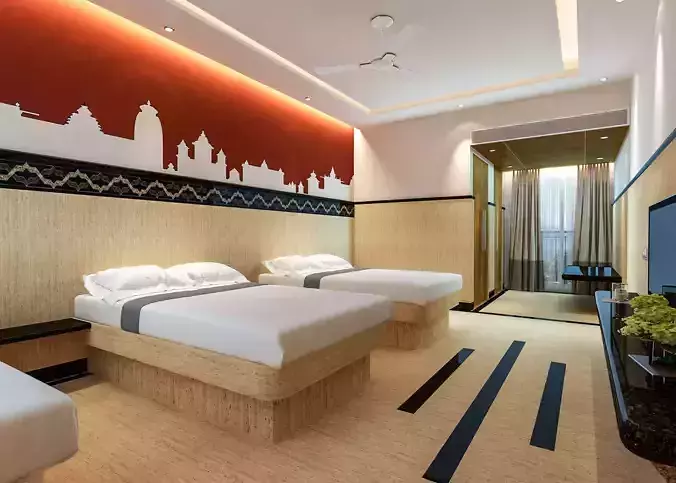 Hotel Guest Room 3D Model