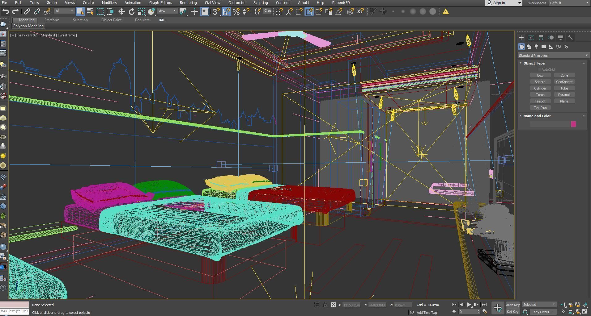Hotel Guest Room 3D Model 3D model_2