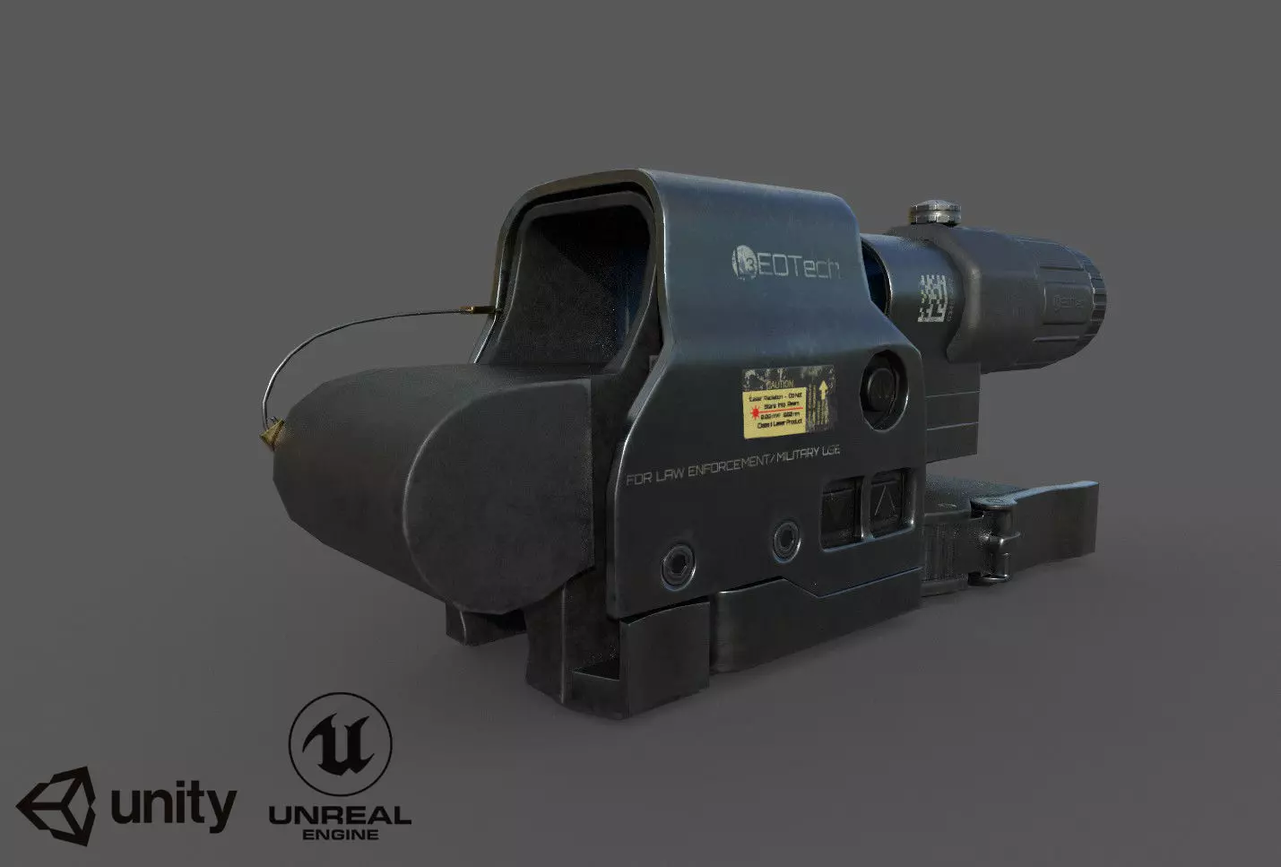 EOTech HHS II Low-poly 3D model_0