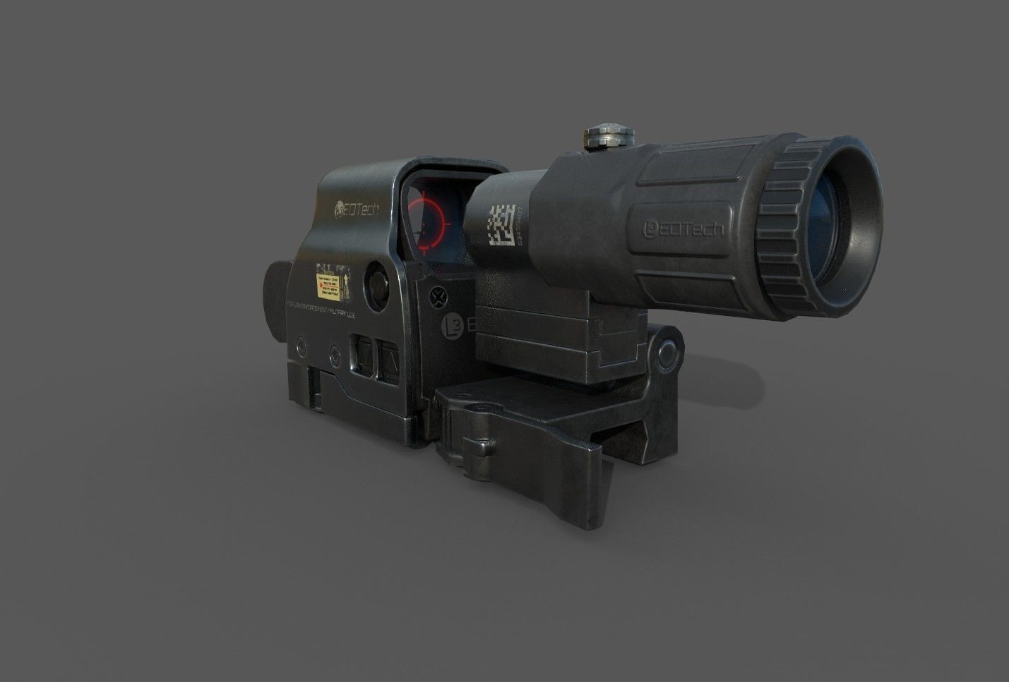 EOTech HHS II Low-poly 3D model_3