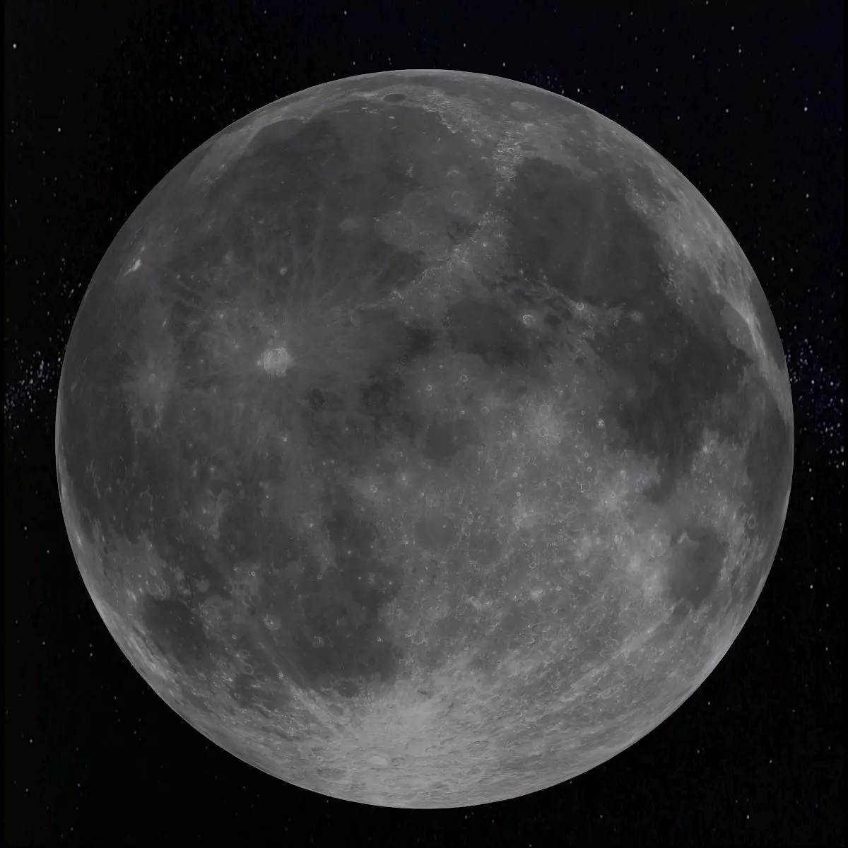 MOOON moon from nasa 3D model
